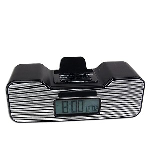 Fashionation Portable Alarm Clock Radio for iPod /Dock Connector - Click Image to Close